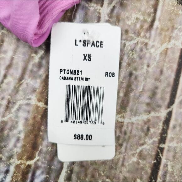 L*Space Cabana Bitsy Bikini Bottom in Rosebud Pink Size XS NWT - Picture 5 of 5